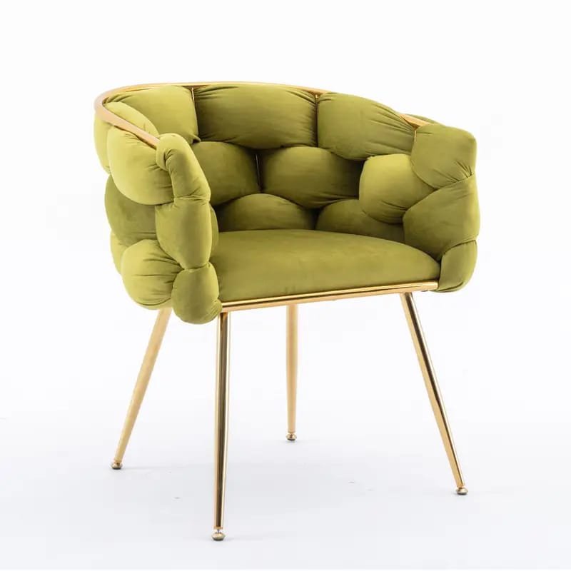 Modern Fuchsia Velvet Accent Chair with Tufted Padded Cushion, – Comfy Upholstered Armchair for Living Room or Bedroom, Soft Velvet Fabric, Wingback Design, Easy to Clean, Bedroom Accent Chair | Vibrant Decor Piece | Tufted Cushioning, Accent Chair for Living Room
