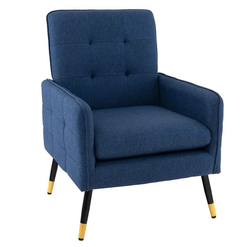 Modern Fuchsia Velvet Accent Chair with Tufted Padded Cushion, – Comfy Upholstered Armchair for Living Room or Bedroom, Soft Velvet Fabric, Wingback Design, Easy to Clean, Bedroom Accent Chair | Vibrant Decor Piece | Tufted Cushioning, Accent Chair for Living Room