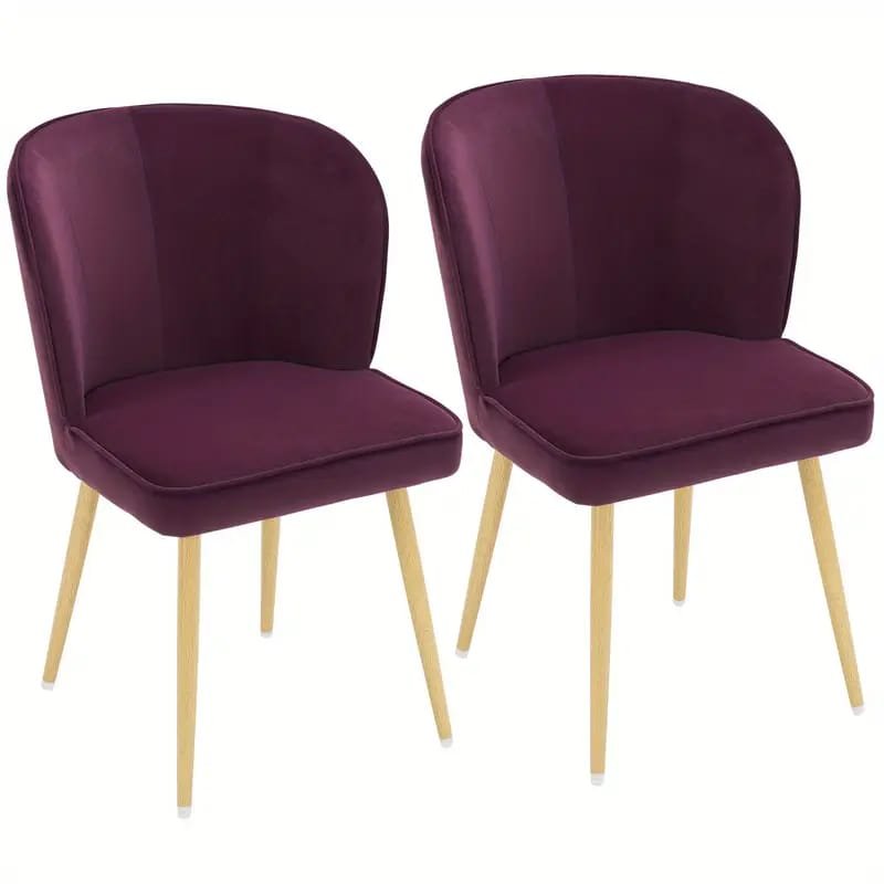 Dining Chairs, Woven Upholstered Dining Chairs With Golden Metal , Modern Accent Chairs For Living Room, Dining Room, Kitchen
