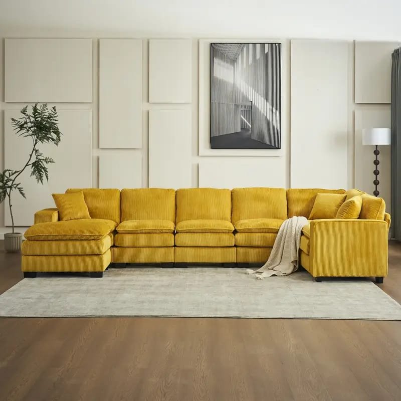 1pc ROORUNS Modern Teddy Sofa, Metal Frame, 93.70" Long Couch with 2 Pillows, 3 Seating Capacity for Apartment, Office, Living Room