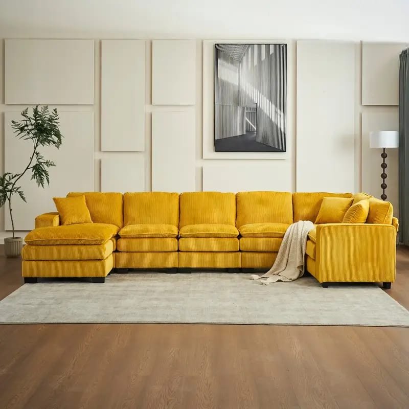 1pc ROORUNS Modern Teddy Sofa, Metal Frame, 93.70" Long Couch with 2 Pillows, 3 Seating Capacity for Apartment, Office, Living Room