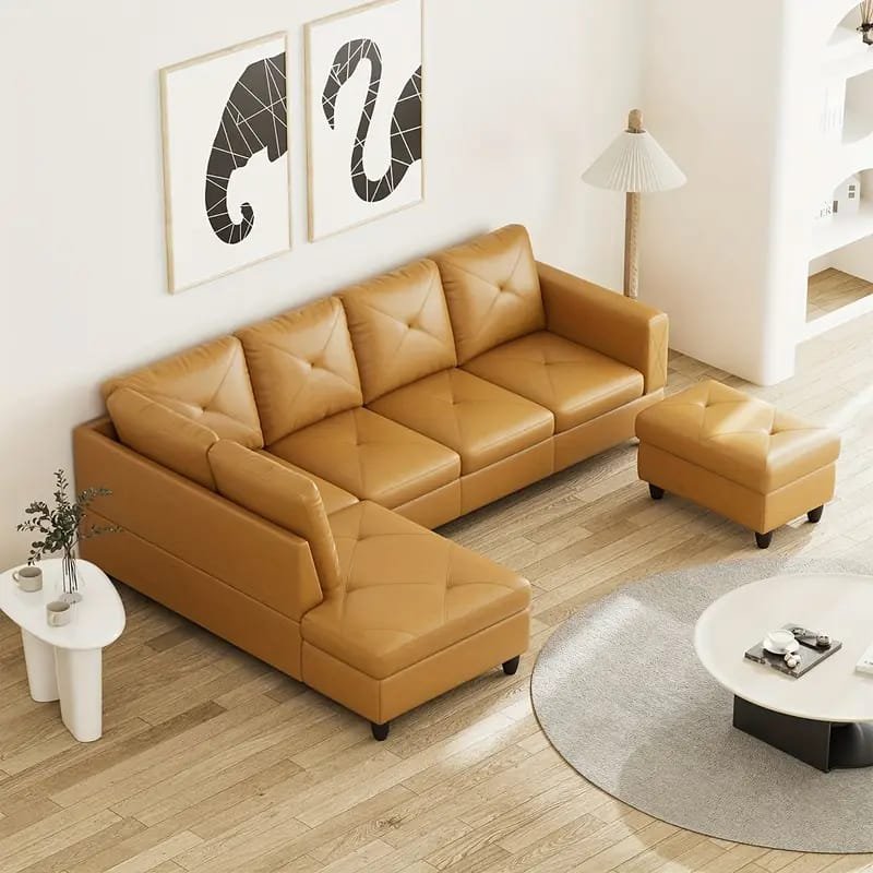 1pc ROORUNS Modern Teddy Sofa, Metal Frame, 93.70" Long Couch with 2 Pillows, 3 Seating Capacity for Apartment, Office, Living Room