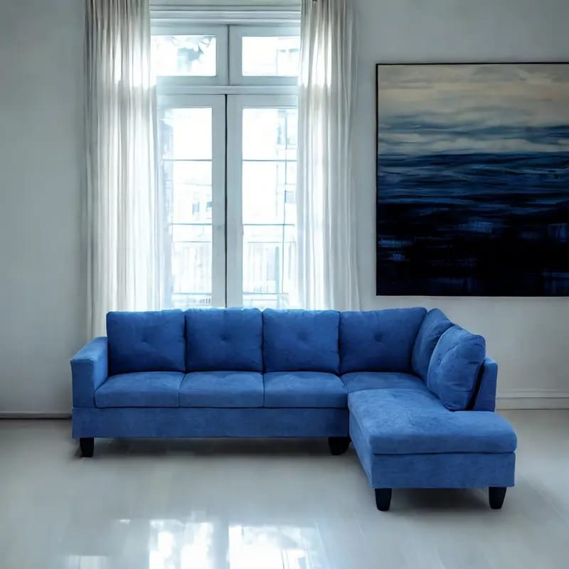 1pc ROORUNS Modern Teddy Sofa, Metal Frame, 93.70" Long Couch with 2 Pillows, 3 Seating Capacity for Apartment, Office, Living Room