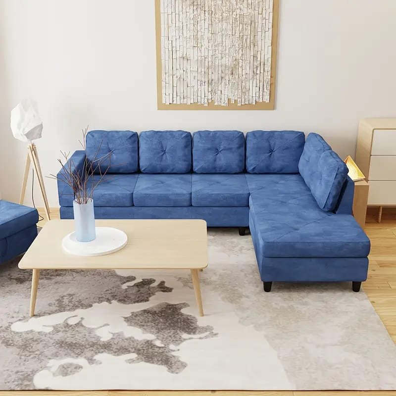1pc ROORUNS Modern Teddy Sofa, Metal Frame, 93.70" Long Couch with 2 Pillows, 3 Seating Capacity for Apartment, Office, Living Room