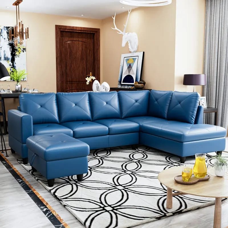 1pc ROORUNS Modern Teddy Sofa, Metal Frame, 93.70" Long Couch with 2 Pillows, 3 Seating Capacity for Apartment, Office, Living Room