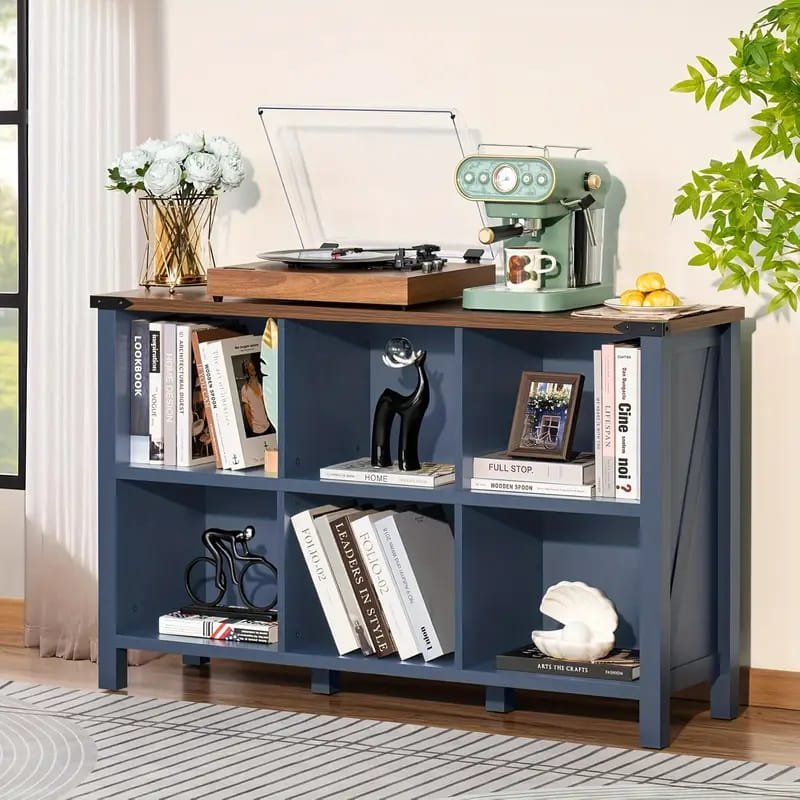 Bookcase Storage] Industrial-style  Etagere Bookcase, A Freestanding Bookshelf That Amplifies Style And Utility In Any Living Room. This Tall Display Shelf Doubles As A Storage Organizer, Boasting   Storage shelves